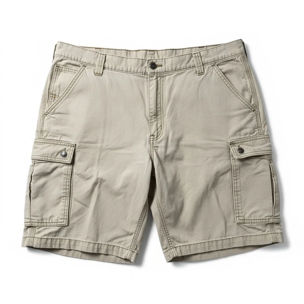 Carhartt Relaxed Fit Cargo Shorts Utility Summer Outdoor Casual Tan Size 40 - Picture 1 of 8